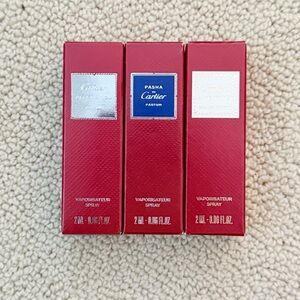 Cartier Perfume Samples (3 x 2 mL)